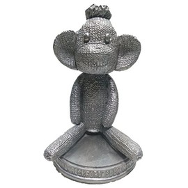 Sock Monkey Bobblehead (Silver Variant Version)
