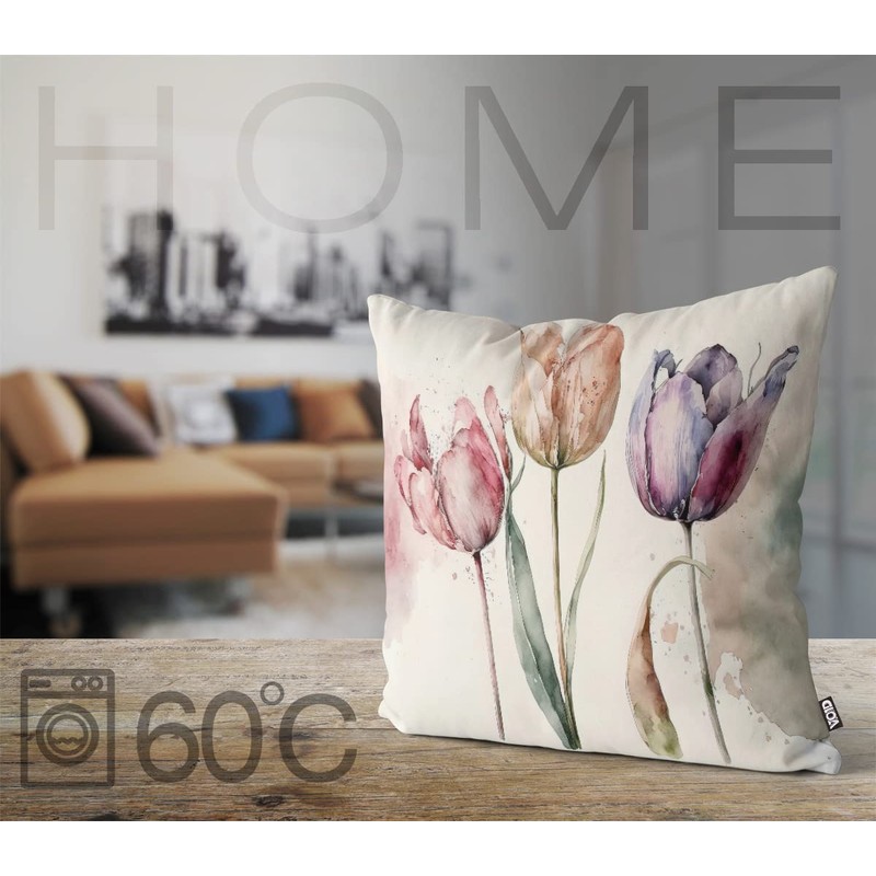 VOID Spring Tulips Easter 60 x 60 cm Cushion Cover