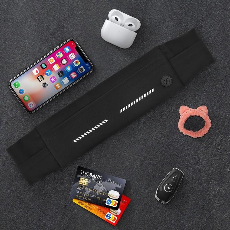 HAGOT Running Belt, Belt Waist Pack Phone Holder, Running Waist