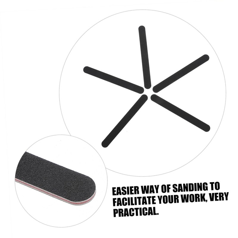 Mobestech 24pcs Multi-Purpose Sanding Sticks for Model Craft and Polishing