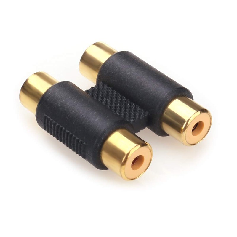 NANYI RCA Female to RCA Female Interconnect Coupler Adapter, with