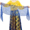 Wuchieal 2-in-1 Multifunctional Belly Dance Scarf,Dance Veil, Yoga Wrap Fashion
