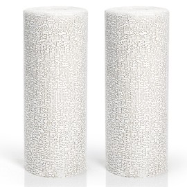Lawei 2 Pack 12 in x 50 Ft Plaster Cloth Rolls for Belly Casting, White Plasters Cloth Gauze Strips Wrap Bandages, Large Plaster Sheets for Crafts, Project, Body Casts, Sculptures, Extra Fast Setting