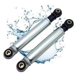 Lichtblau 2 x SUSPA Shock Absorbers for Miele Washing Machine, Colour Silver, Vibration Damper 8 mm Bore 120N Suitable for Part No. 4500826 4151285 I Replacement Washing Machine Damper