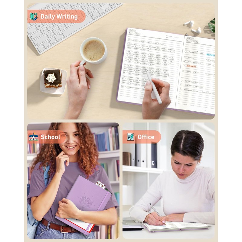 320 Pages Lined Journal Notebook - B5 Lined Journal Notebook,