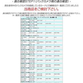 Toyota/Daihatsu/Eclipse Compatible Rear Camera Diversion Kit Genuine 4 Pin to RCA Converter, Allows you to connect the back camera for genuine navigation to an external car navigation system. *Please be careful not to purchase non-genuine products