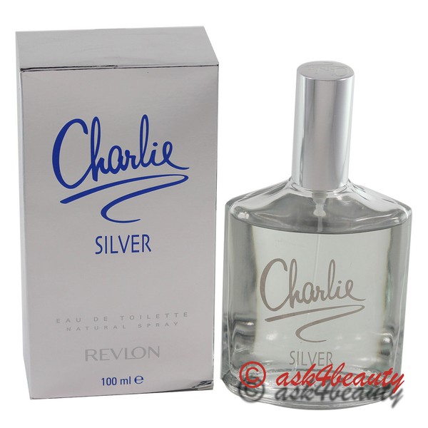 Charlie Silver By Revlon 3.4oz/100ml Edt Spray For Women New In Box