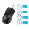 Targus 3-Button USB Full-Size Optical Mouse with 6-Foot USB Cord,