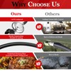 5 FT Propane Regulator and Hose Universal QCC1 Grill Replacement