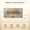 Tree of Life Wall Art - Big Gold Framed Canvas