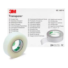 Cinta Transparente Transpore 3m 9 Metros Diferentes Medidas                                                                                           