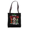 Merry Christmas Santa Elf Reindeer Optometrist Tools Team Tote Bag