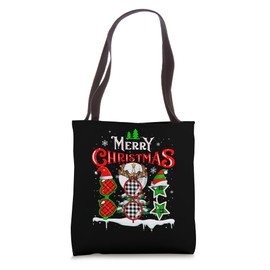 Merry Christmas Santa Elf Reindeer Optometrist Tools Team Tote Bag
