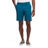 IZOD Men's Saltwater 9.5" Flat Front Chino Short, Solid Legion