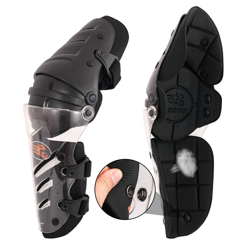 Motorcycle Knee Shin Guards, Crashproof Motocross Knee Pads Adult Dual
