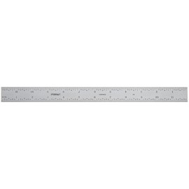 Fowler 52-330-012-0, Inch Rigid Steel Rule - 12"