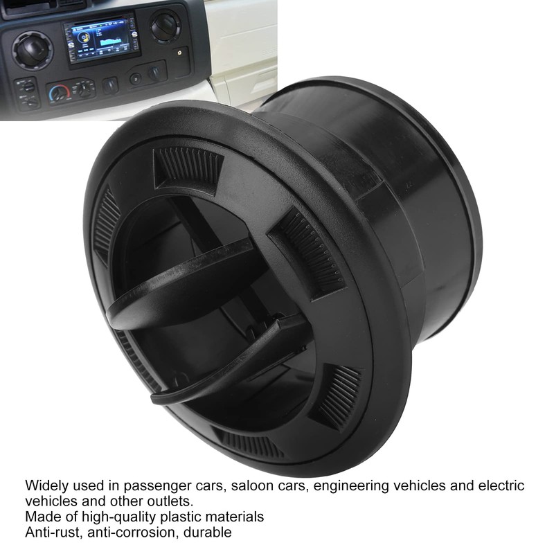 Dashboard Air Conditioning Deflector, KIMISS Universal 75mm Exhaust Grille Outlet