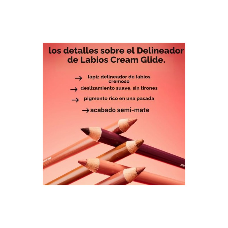 e.l.f. Cosmetics Cream Glide Delineador de Labios Mocha Move Café