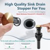 Aolemi Bathroom Faucets for Sink 3 Hole,4 Inch Centerset Waterfall