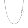 NKlaus Silver Anchor Chain, 925 Sterling Silver, Round Solid Necklace,