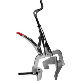 JointMaster Pro, 90 Degree Angle Clamp, Throat Depth: 3.5", Max Clamp Capacity: 1.57″, Max Pass-Through Capacity: 2.0″, Overall Length: 11", T-Joint Clamp Tool, Quick-release, PK114