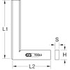 KS Tools 300.0291 Square DIN 875/0, 50mm