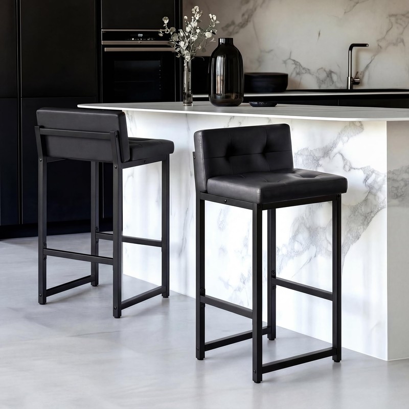 Bar Stools Set of 2, Counter Height Bar Stools Sets