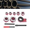 VPABES Pipe Threader Kit,Manual Ratcheting Pipe Threader Kit Ratcheting Pipe