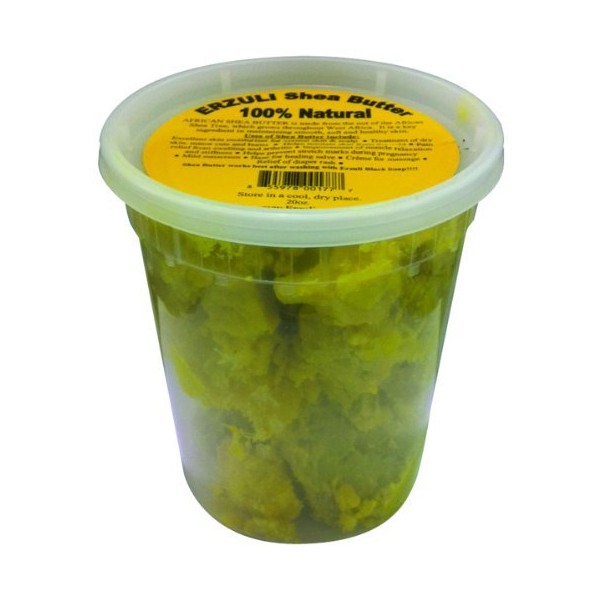 Erzuli Unrefined Raw Chunky African Shea Butter 20 oz. (Pack