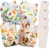 Littles & Bloomz Pocket NB-406MF4 Reusable Baby Nappies Newborn and