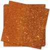 No-shed Shimmer & Glitter cardstock, Orange, 12in*12in, 300g, 15sheets
