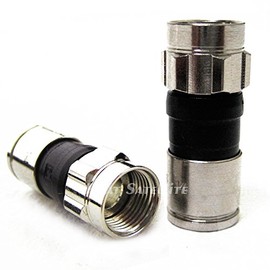 50 Pieces PPC EX6XL Plus Satellite TV Digital Cable RG6 COAXIAL Cable 21mm Compression Fittings