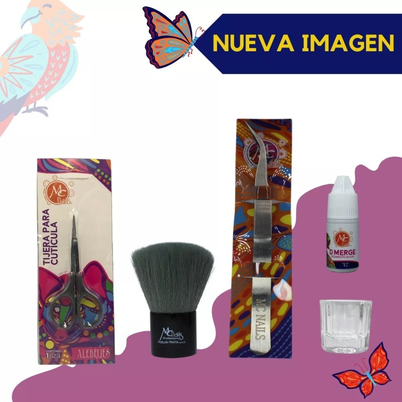Mc Nails Kit Mc Nails. Uñas Acrílicas + Lámpara+ Regalo.