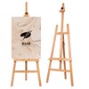 DJAR A Frame Wooden Art Easel for Painting, 57’’-76’’ Adjustable