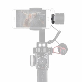 HolaFoto 2in1 Adapter, Charge and Earpod Audio Adapter Attach Microphone to Gimbal for Zhiyun Smooth 5S Smooth5 4 Q3 q2 q DJI Osmo Mobile 2 Feiyu Vimble for iPhone14 13 12 Xs Max XR X 8 Plus 7 Plus 6S