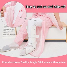 LAROTSUBA Patient Care Trousers,Patient Pants,Full Open Post Surgery Pants,Post Surgery Pant for Home Care,Elderly,Fracture,Rehab(Man,Grey,XXL)