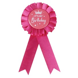 Its My Birthday Pins Happy Birthday Button Pin Satin Grosgrain Ribbon Badge Brooch Pins for Women Men