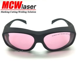 MCWlaser Laser Safty Safety Glasses 750-850 & 765-830nm Typical for 755nm 808nm Absorption Type EP-18 Type 9