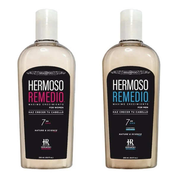 🧴🌿 Pack de 2 Shampoos Anticaída y Crecimiento Acelerado (7