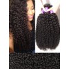 Extensiones de cabello humano rizado de Malasia, 1 paquete de