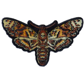 Moth Skull Patch, Skull Patches (P6335)