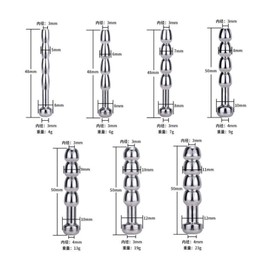 Men's Metal Horse Eye Stick, Hollow Out Design, 7 Sizes-N22 (6mm)