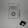 BRILONER LED Ceiling Light with Adjustable Light Colour, LED Ceiling