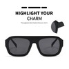 YAMEIZE Retro 70s Rectangle Sunglasses for - Women Men Classic