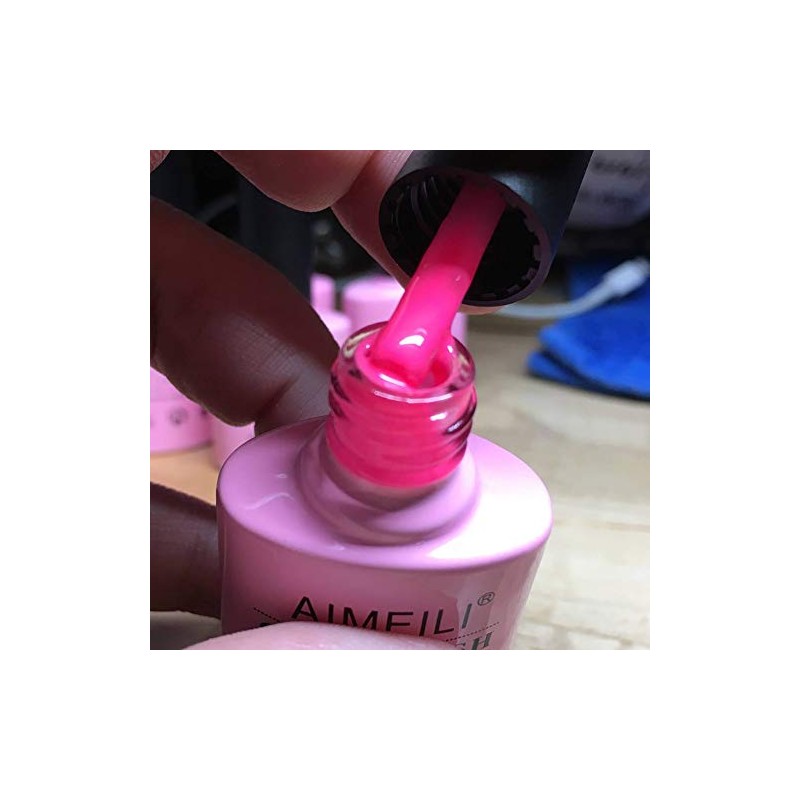 AIMEILI Esmalte De Uñas Soak Off UV LED Uñas De