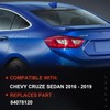 Lathsy Tail Light Outer Compatible With 2016-2019 Chevy Cruze Sedan