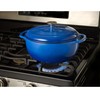 Mercer Culinary Enameled Cast Iron Round Dutch Oven, 6 qt.,