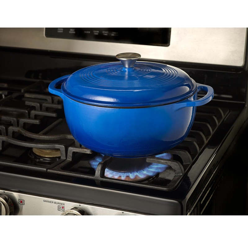 Mercer Culinary Enameled Cast Iron Round Dutch Oven, 6 qt.,