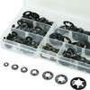 340 Pcs Starlock Washers, Internal Tooth Lock Washer, Quick Speed