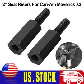 GIDIBII 2 PCS 2” Seat Risers For Can-Am Maverick X3 All Years Lift Kit Steel 2 Inches Up